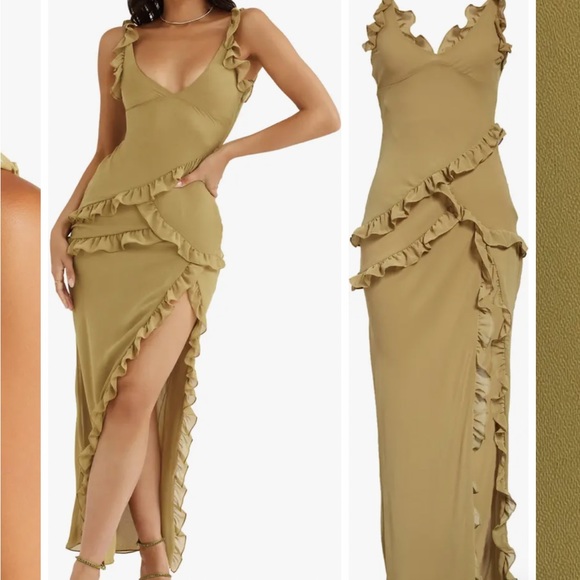 House of CB Dresses House Of Cb Pixie Ruffle Dress Poshmark